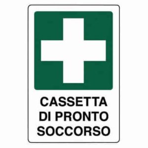 Cartello cassetta pronto soccorso