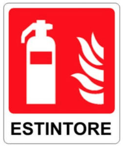 Cartello estintore