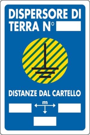 cartello dispersore di terra