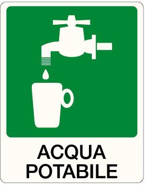 cartello acqua potabile