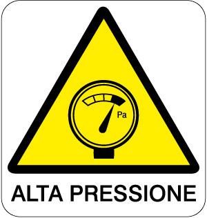 cartello alta pressione