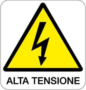 cartello alta tensione