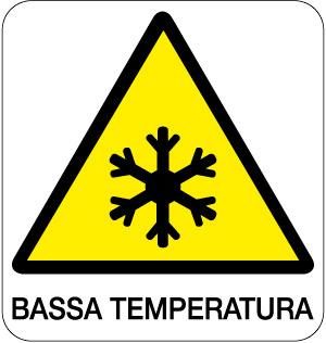 cartello bassa temperatura