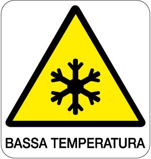 cartello bassa temperatura