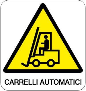 cartello carrelli automatici