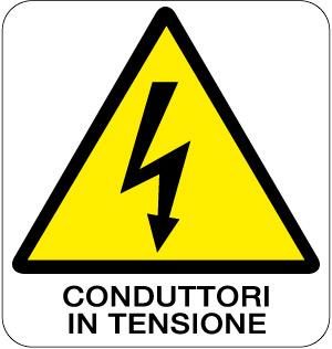 cartello conduttori in tensione