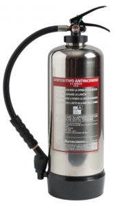 estintore idrico acqua 6 l cromato