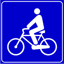 cartello indicazione attraversamento ciclabile