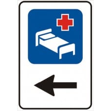 cartello indicazione ospedale