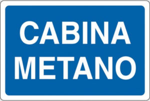 cartello cabina metano