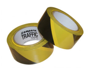 nastro adesivo traffic tape giallo nero