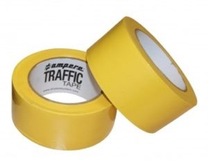 nastro adesivo traffic tape giallo